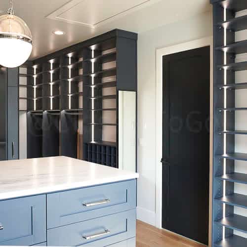 Custom LED Master Closet