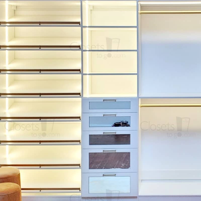 Close up of the pantry's drawer