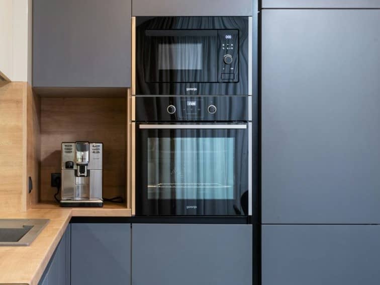 Dark Blue Cabinetry