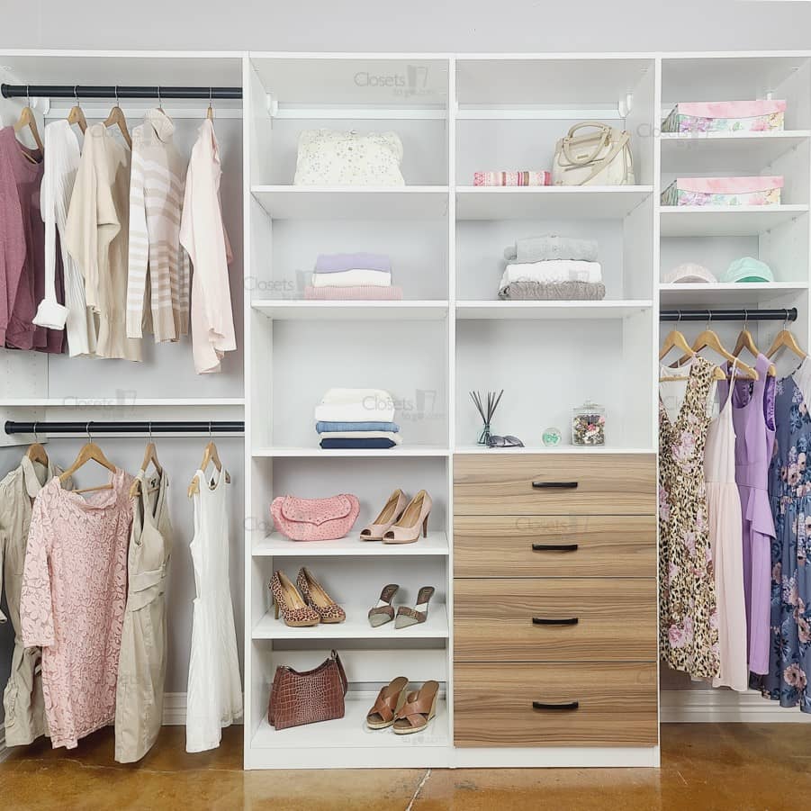 Bright & Beautiful Women’s Reach-In Closet